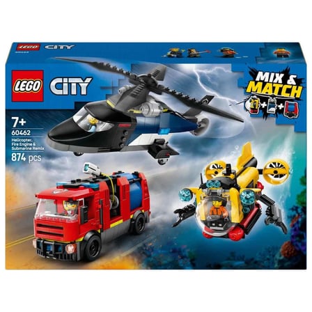City Helikopter, İtfaiye Kamyonu ve Denizaltı Karışımı 60462