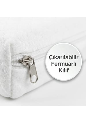 Casual Eko Bebek Yastığı - Ergonomik & Nefes Alabilir Yıkanabilir Kılıflı Güvenli Uyku Yastığı