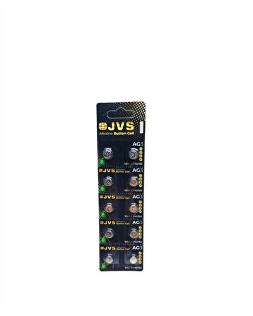 AG3 Pil 1.5V – Kompakt Yapı, Güvenilir Performans 10 Adet