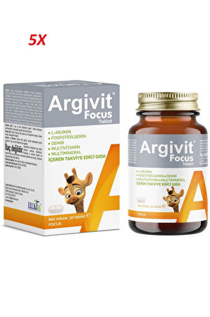 Argivit Focus 30 Tablet 5 Adet