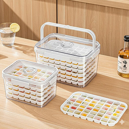 Büyük Kapasiteli Buz Yapma ve Saklama Kabı