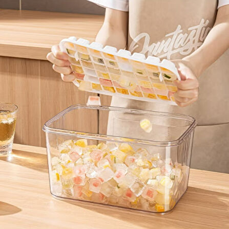 Büyük Kapasiteli Buz Yapma ve Saklama Kabı