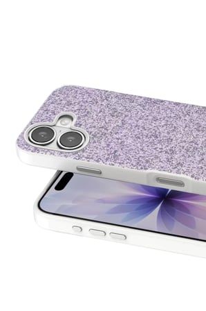 Onegif iPhone 17 Bright Simli Kapak - Lila bzsxx