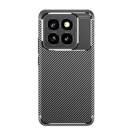 Mi 14T Pro Kılıf Auto Focus Karbon Kapak - Siyah bzsxx