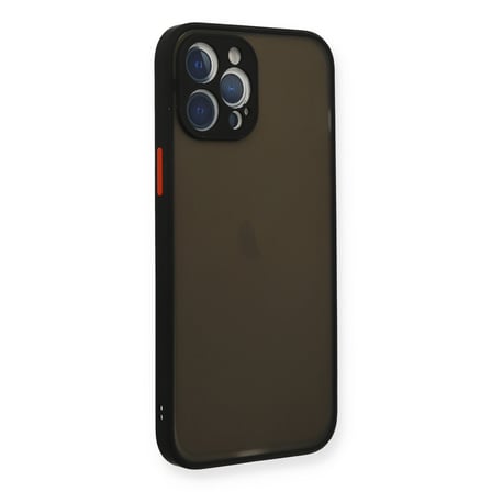 iPhone 12 Pro Kılıf Montreal Silikon Kapak - Siyah bzsxx