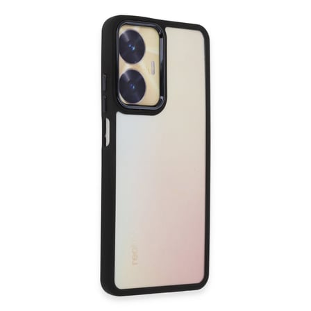 Realme C55 Kılıf Dora Kapak - Siyah bzsxx