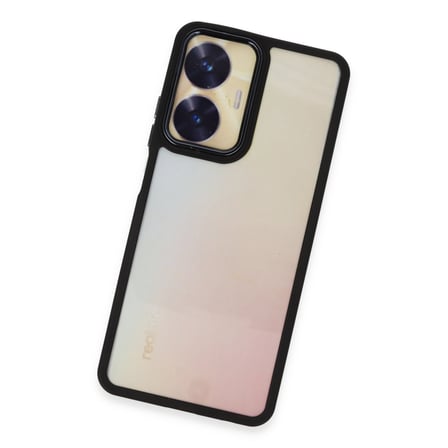 Realme C55 Kılıf Dora Kapak - Siyah bzsxx