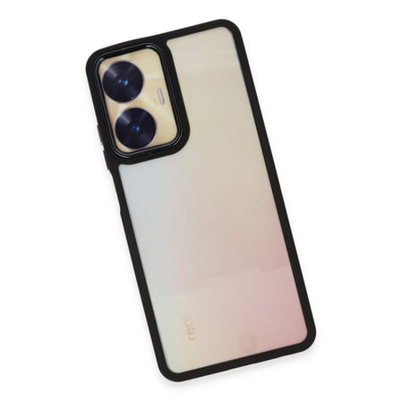 Realme C55 Kılıf Dora Kapak - Siyah bzsxx