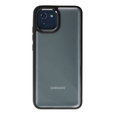 Galaxy A03 Kılıf Dora Kapak - Siyah bzsxx