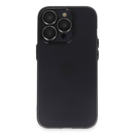 iPhone 13 Pro Kılıf Luko Lens Silikon - Siyah bzsxx