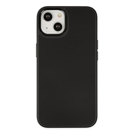 iPhone 14 Plus Kılıf Asya Deri Silikon - Siyah bzsxx