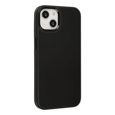 iPhone 14 Plus Kılıf Asya Deri Silikon - Siyah bzsxx