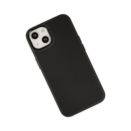 iPhone 14 Plus Kılıf Asya Deri Silikon - Siyah bzsxx