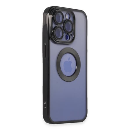 iPhone 15 Pro Kılıf Slot Silikon - Siyah bzsxx