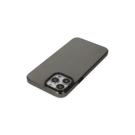 iPhone 14 Pro Kılıf Anka PC Sert Metal Kapak - Siyah bzsxx