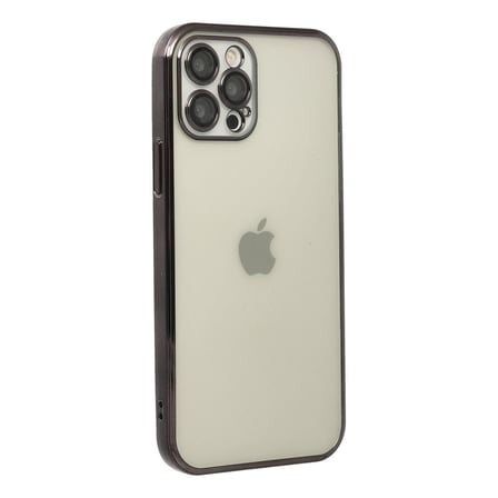 iPhone 12 Pro Kılıf Razer Lensli Silikon - Siyah bzsxx