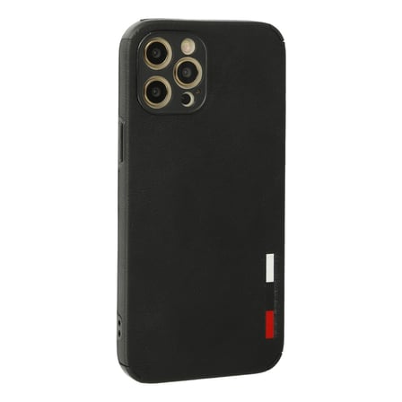 iPhone 12 Pro Max Kılıf Loop Deri Silikon - Siyah bzsxx