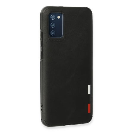 Galaxy A02S Kılıf Loop Deri Silikon - Siyah bzsxx
