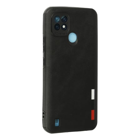 Realme C21 Kılıf Loop Deri Silikon - Siyah bzsxx