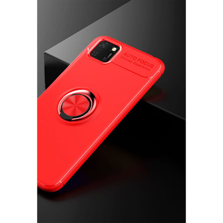 Y5P Kılıf Range Yüzüklü Silikon - Kırmızı bzsxx