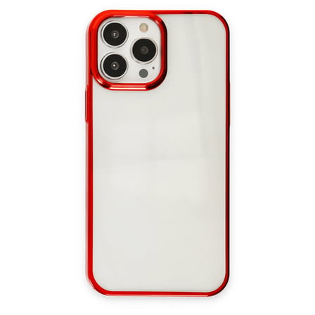 iPhone 13 Pro Max Kılıf Element Silikon - Kırmızı bzsxx
