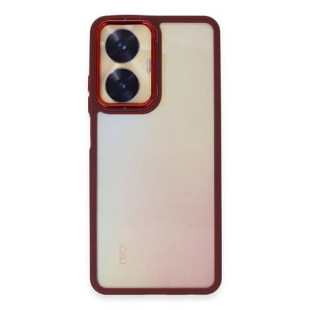 Realme C55 Kılıf Dora Kapak - Kırmızı bzsxx