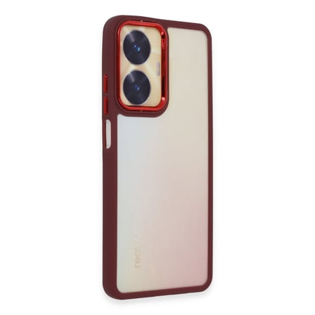 Realme C55 Kılıf Dora Kapak - Kırmızı bzsxx