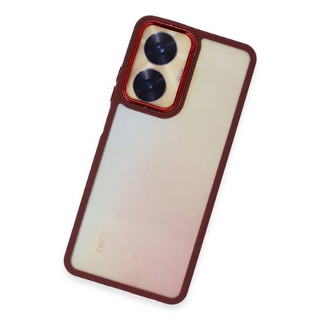 Realme C55 Kılıf Dora Kapak - Kırmızı bzsxx