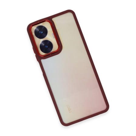 Realme C55 Kılıf Dora Kapak - Kırmızı bzsxx