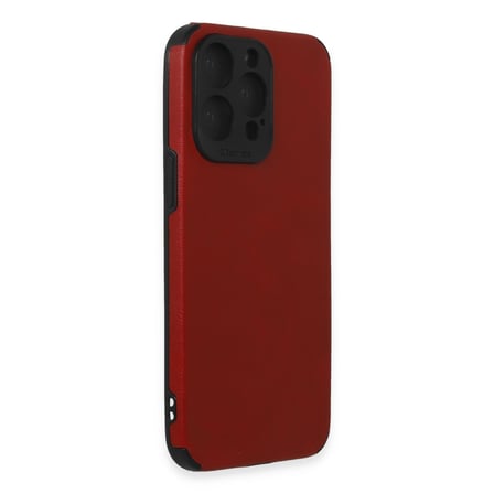 iPhone 15 Pro Kılıf Loop Deri Silikon - Kırmızı bzsxx