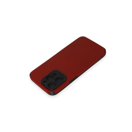 iPhone 15 Pro Kılıf Loop Deri Silikon - Kırmızı bzsxx