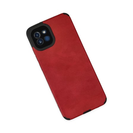 Galaxy A03 Kılıf Loop Deri Silikon - Kırmızı bzsxx