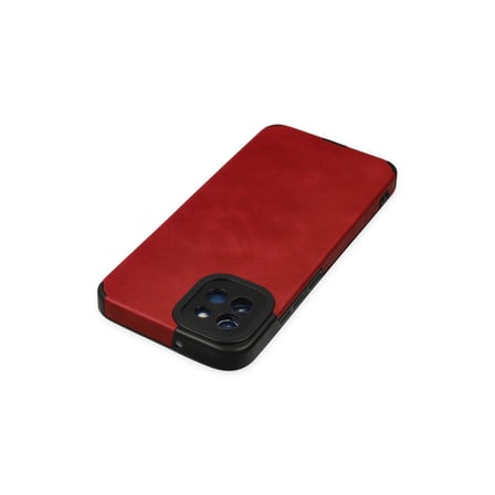 Galaxy A03 Kılıf Loop Deri Silikon - Kırmızı bzsxx