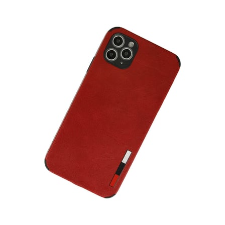iPhone 11 Pro Max Kılıf Loop Deri Silikon - Kırmızı bzsxx