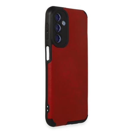 Galaxy M34 5G Kılıf Loop Deri Silikon - Kırmızı bzsxx