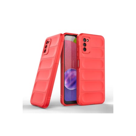 Galaxy A03S Kılıf Optimum Silikon - Kırmızı bzsxx