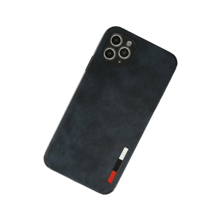 iPhone 11 Pro Max Kılıf Loop Deri Silikon - Lacivert bzsxx