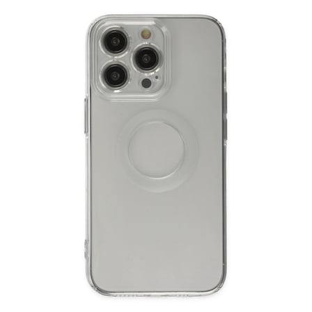 iPhone 14 Pro Kılıf Santa Lens Silikon - Şeffaf bzsxx