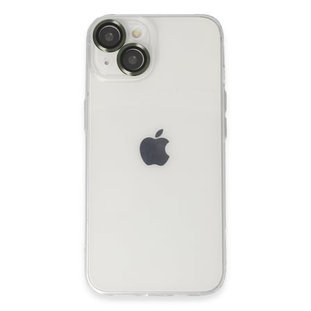 iPhone 14 Kılıf Luko Lens Silikon - Yeşil bzsxx