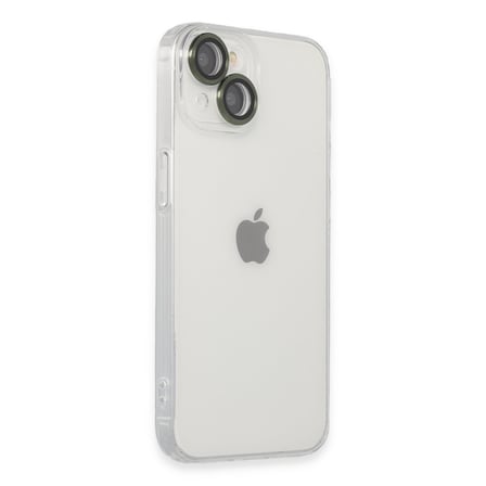 iPhone 14 Kılıf Luko Lens Silikon - Yeşil bzsxx