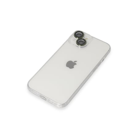 iPhone 14 Kılıf Luko Lens Silikon - Yeşil bzsxx