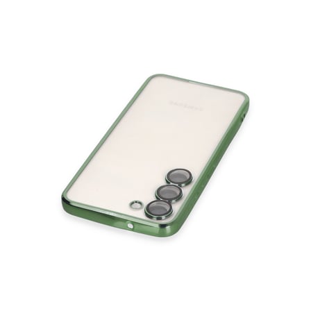 Galaxy S23 Plus Kılıf Razer Lensli Silikon - Yeşil bzsxx