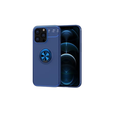 iPhone 13 Pro Kılıf Range Yüzüklü Silikon - Mavi bzsxx