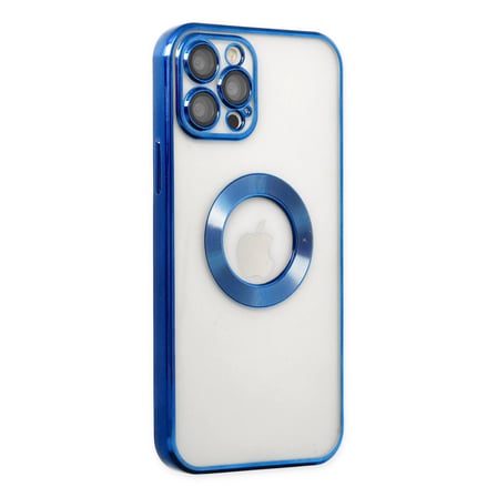 iPhone 12 Pro Kılıf Slot Silikon - Mavi bzsxx