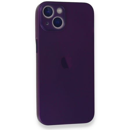 iPhone 14 Plus Kılıf PP Ultra İnce Kapak - Mor bzsxx