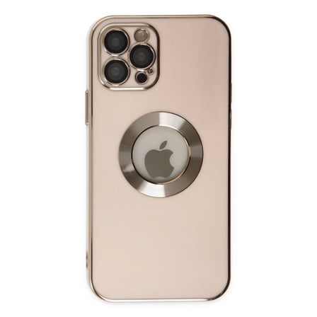 iPhone 12 Pro Max Kılıf Store Silikon - Pembe bzsxx