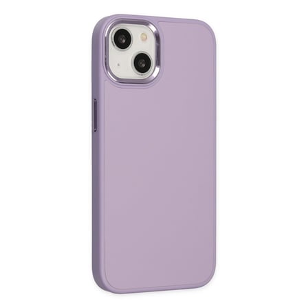 iPhone 14 Plus Kılıf Asya Deri Silikon - Lila bzsxx