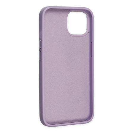 iPhone 14 Plus Kılıf Asya Deri Silikon - Lila bzsxx
