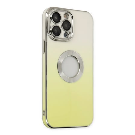 iPhone 13 Pro Kılıf Best Silikon - Sarı bzsxx