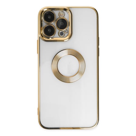 iPhone 14 Pro Max Kılıf Slot Silikon - Gold bzsxx